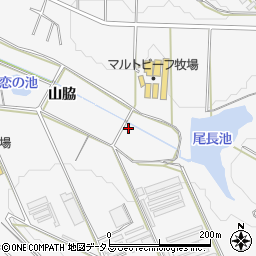 愛知県豊橋市細谷町山脇周辺の地図