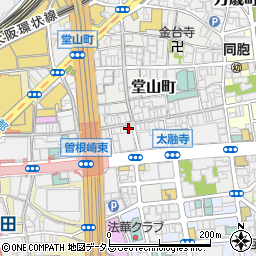 地鶏専門個室居酒屋 天錦 梅田店周辺の地図