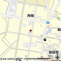 愛知県田原市浦町西畑82周辺の地図