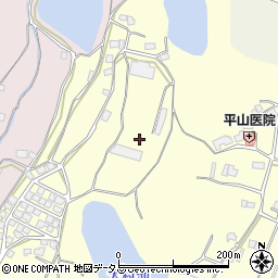 岡山県岡山市北区平山周辺の地図