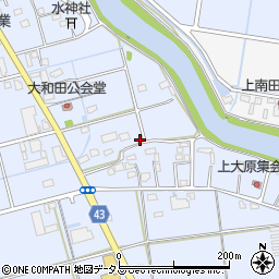 静岡県磐田市大原10周辺の地図