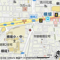 大阪府大阪市鶴見区横堤周辺の地図
