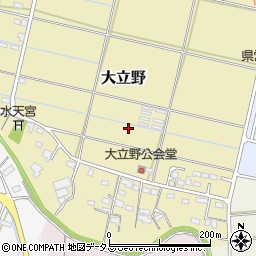 静岡県磐田市大立野周辺の地図