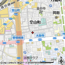 一蘭 梅田阪急東通店周辺の地図