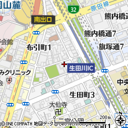 タイムズ生田町２丁目駐車場周辺の地図