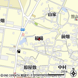 愛知県田原市浦町稲場周辺の地図