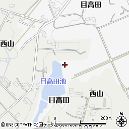 愛知県豊橋市細谷町目高田周辺の地図