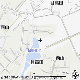 愛知県豊橋市細谷町（目高田）周辺の地図