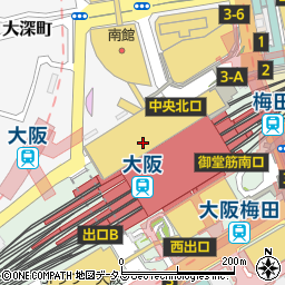 赤白 ルクア大阪店周辺の地図