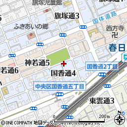 兵庫県神戸市中央区国香通4丁目2-10周辺の地図