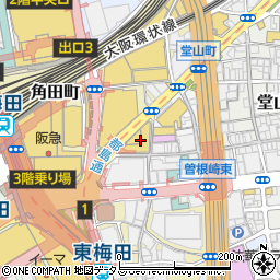 梅田NORI内科・消化器内科クリニック周辺の地図