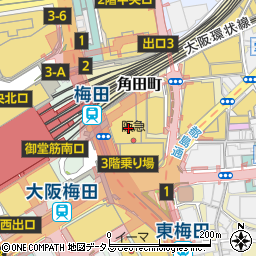 おやさいガーデン TIERRA ティエラ 阪急梅田店周辺の地図
