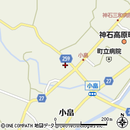 広島県神石郡神石高原町小畠2083周辺の地図