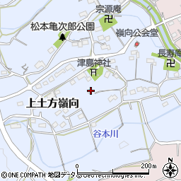 静岡県掛川市上土方嶺向976-1周辺の地図