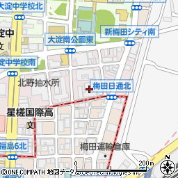 ＪＴ大阪ビル周辺の地図