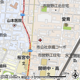 パラッツオ京橋周辺の地図