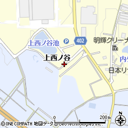 愛知県豊橋市原町上西ノ谷周辺の地図