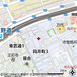 スワンズ神戸三宮イースト周辺の地図