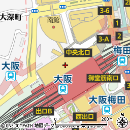 洋食クアトロルクア・大阪店周辺の地図