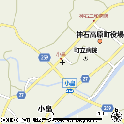 広島県神石郡神石高原町小畠1734周辺の地図