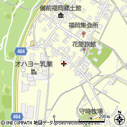 岡山県瀬戸内市長船町福岡884周辺の地図