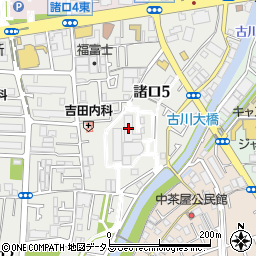 茨田ポンプ場周辺の地図