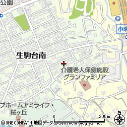 奈良県生駒市生駒台南19周辺の地図