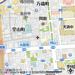 梅田ＢａｎａｎａＨａｌｌ周辺の地図