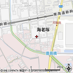 静岡県磐田市海老塚1030周辺の地図