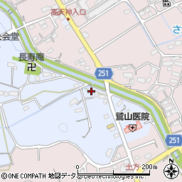 静岡県掛川市上土方嶺向629-1周辺の地図