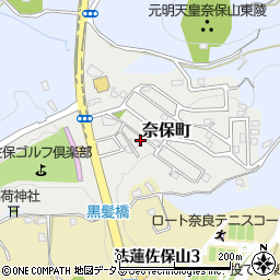 奈良県奈良市奈保町18-14周辺の地図