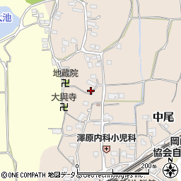 岡山県岡山市東区中尾761周辺の地図