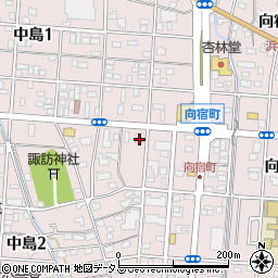 みによん中島店周辺の地図