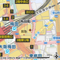 全保連株式会社　大阪支社周辺の地図