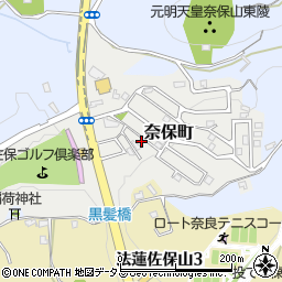奈良県奈良市奈保町18周辺の地図