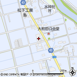 静岡県磐田市大原207周辺の地図