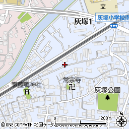 コーポ灰塚・浦駐車場【22番】周辺の地図