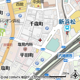 リブレ浜松千歳町駐車場周辺の地図