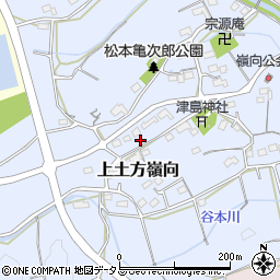 静岡県掛川市上土方嶺向1019周辺の地図