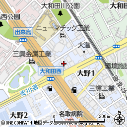 大舞金属周辺の地図