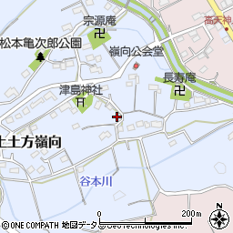 静岡県掛川市上土方嶺向983周辺の地図