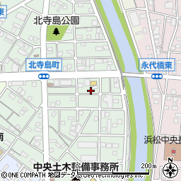 静岡県浜松市中央区北寺島町208周辺の地図