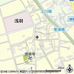 静岡県袋井市豊住周辺の地図