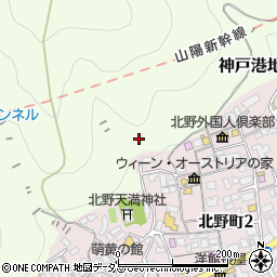 兵庫県神戸市中央区神戸港地方（吉根山）周辺の地図