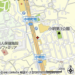 奈良県生駒市小明町1040周辺の地図