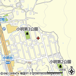 奈良県生駒市小明町2118周辺の地図