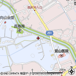 静岡県掛川市上土方嶺向560周辺の地図