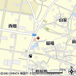 愛知県田原市浦町西畑167周辺の地図