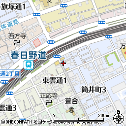 株式会社リバース　春日野道店周辺の地図