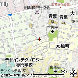 静岡県浜松市中央区栄町203周辺の地図